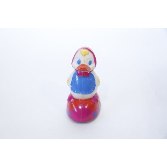 Easter Friction Toy, Mrs Duck on Two Wheels, Easter Unlimited, Vintage, - Picture 2 of 5